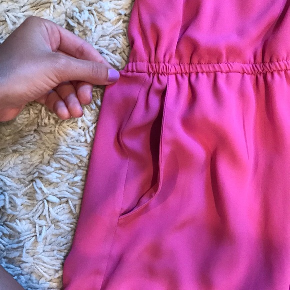 BCBG PINK ROMPER WITH POCKETS - Picture 4 of 5